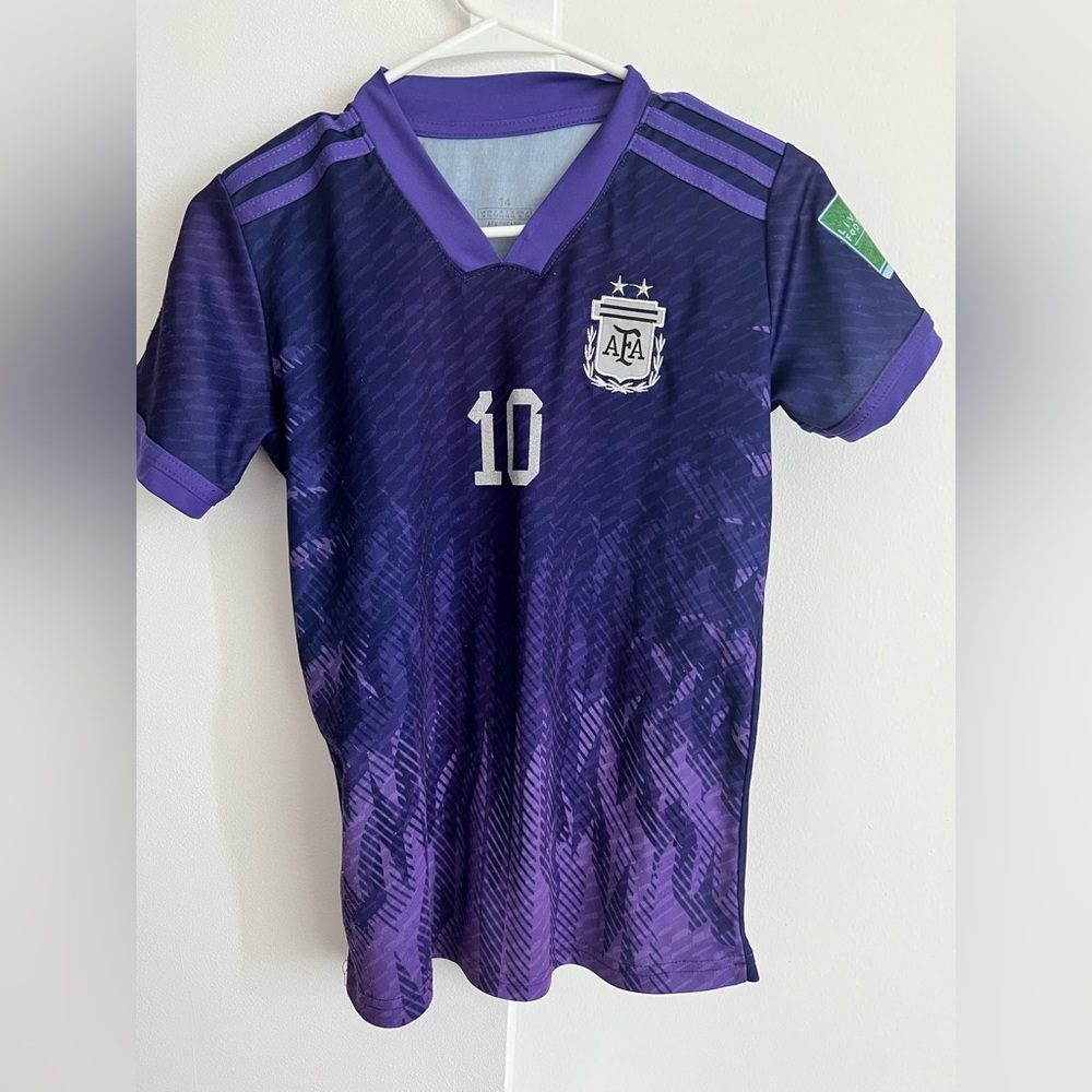 Messi Argentina Soccer Jersey kids size 14.
